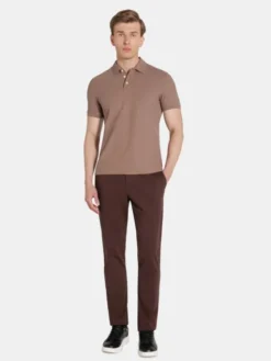 Pako Lorente Spodnie materiałowe P25WB-WX-001 Brązowy Classic Fit