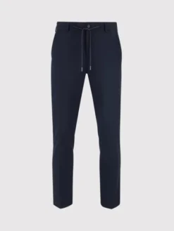 Pako Lorente Spodnie materiałowe P25WF-WX-018 Granatowy Slim Fit