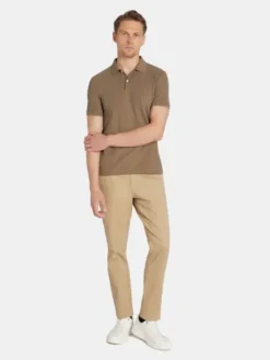 Pako Lorente Spodnie materiałowe P25WB-WX-001 Beżowy Classic Fit