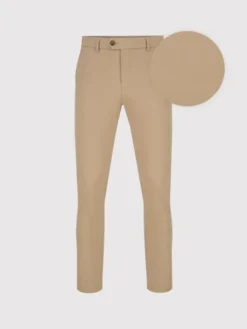 Pako Lorente Spodnie materiałowe P25WB-WX-001 Beżowy Classic Fit