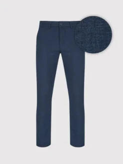 Pako Lorente Spodnie materiałowe P25WF-WX-013 Granatowy Classic Fit