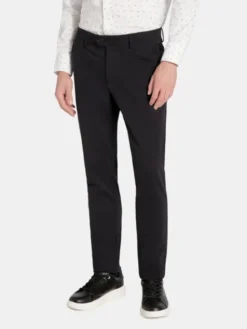 Pako Lorente Spodnie materiałowe P25WB-WX-001 Granatowy Classic Fit