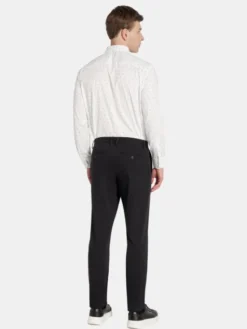 Pako Lorente Spodnie materiałowe P25WB-WX-001 Granatowy Classic Fit