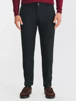 Pako Lorente Spodnie materiałowe P25WF-WX-006 Czarny Slim Fit