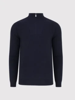 Pako Lorente Sweter P25WP-2X-011 Granatowy Classic Fit