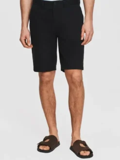 Pako Lorente Szorty materiałowe P26SN-WS-007 Czarny Regular Fit