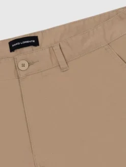 Pako Lorente Szorty materiałowe P26SN-WS-007 Beżowy Regular Fit