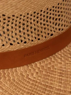 Paris+Hendzel Kapelusz Ash Brown Panama Boater Brązowy