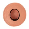 Paris+Hendzel Kapelusz Pink Wide Brim Canotier Różowy