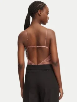 Patrizia Pepe Body 2I0143/A602-B885 Brązowy