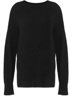 Patrizia Pepe Sweter 2K0326 K293 Czarny Regular Fit