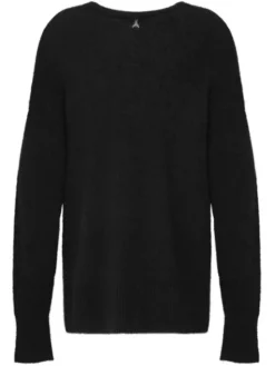 Patrizia Pepe Sweter 2K0326 K293 Czarny Regular Fit