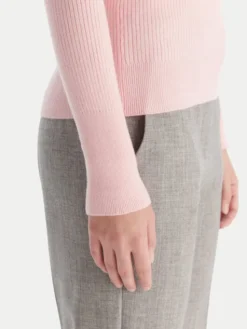 Patrizia Pepe Sweter 2K0331/K7S0-M555 Różowy Regular Fit