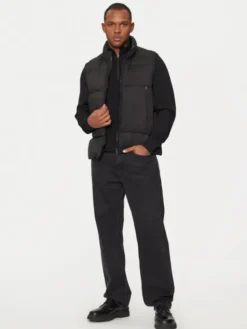 Paul&Shark Kamizelka 14312614 Czarny Regular Fit