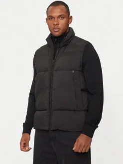 Paul&Shark Kamizelka 14312614 Czarny Regular Fit