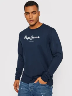 Pepe Jeans Longsleeve Eggo PM508209 Granatowy Regular Fit