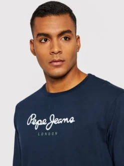 Pepe Jeans Longsleeve Eggo PM508209 Granatowy Regular Fit