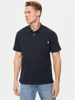 Pepe Jeans Polo Holden PM542154 Granatowy Regular Fit