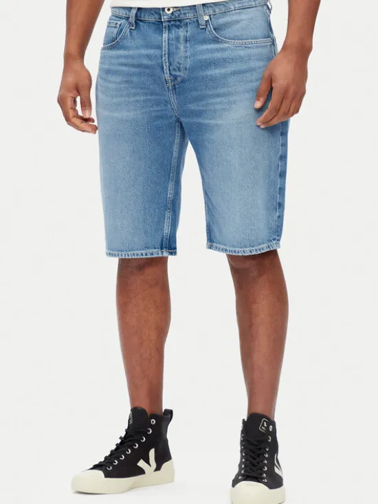 Pepe Jeans Szorty jeansowe PM801079 Niebieski Loose Fit
