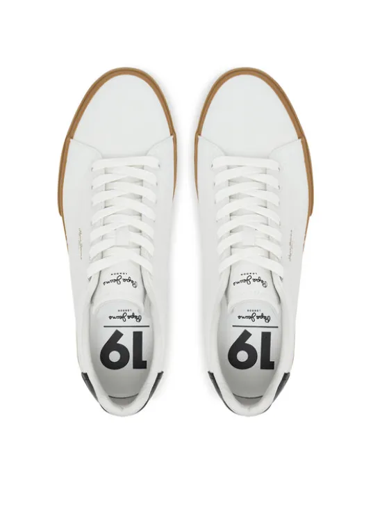 Pepe Jeans Tenisówki Kenton Base PMS300003 Écru