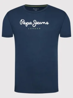 Pepe Jeans T-Shirt Eggo PM508208 Granatowy Regular Fit