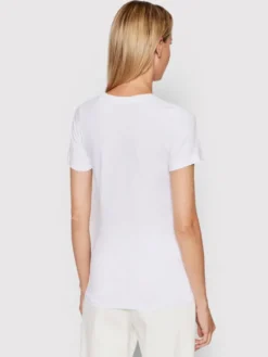 Pepe Jeans T-Shirt New Virgina PL505202 Biały Slim Fit