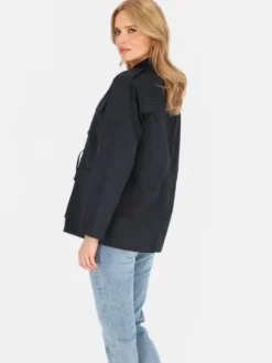 Perso Kurtka damska BLE252679F Granatowy Regular Fit
