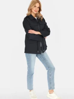 Perso Kurtka damska BLE252679F Granatowy Regular Fit