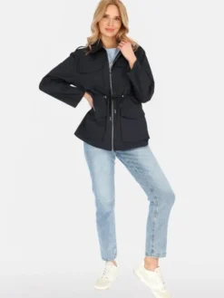 Perso Kurtka damska BLE252679F Granatowy Regular Fit