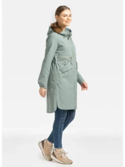 Perso Kurtka damska BLE231619F Khaki Regular Fit