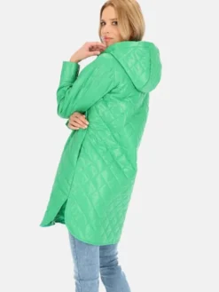 Perso Płaszcz przejściowy BLE241045F Zielony Regular Fit