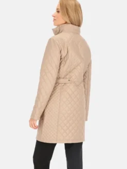 Perso Płaszcz przejściowy BLE241035F Brązowy Regular Fit