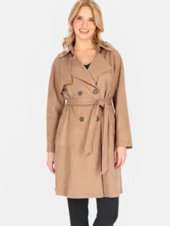 Perso Płaszcz przejściowy BLE252325F Beżowy Regular Fit