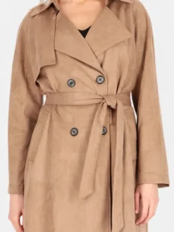 Perso Płaszcz przejściowy BLE252325F Beżowy Regular Fit