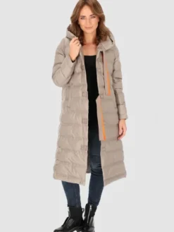 Perso Płaszcz przejściowy BLH231010F Beżowy Regular Fit