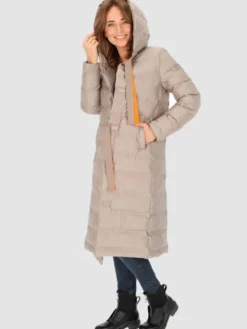 Perso Płaszcz przejściowy BLH231010F Beżowy Regular Fit