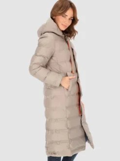 Perso Płaszcz przejściowy BLH231010F Beżowy Regular Fit