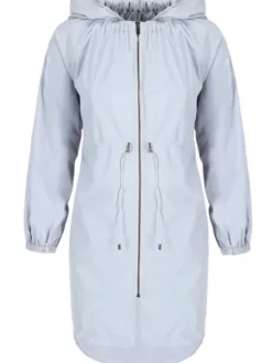 Perso Płaszcz przejściowy typu parka Szary Slim Fit