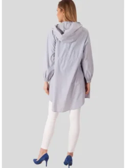 Perso Płaszcz przejściowy typu parka Szary Slim Fit