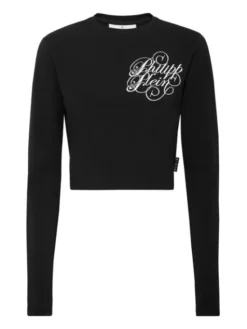 PHILIPP PLEIN Bluzka 27359 Czarny Regular Fit