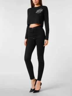 PHILIPP PLEIN Bluzka 27359 Czarny Regular Fit
