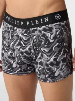 PHILIPP PLEIN Bokserki 31126 Czarny
