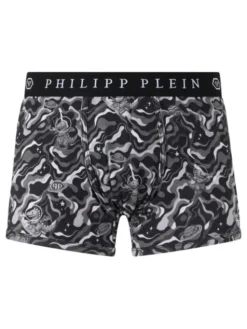 PHILIPP PLEIN Bokserki 31126 Czarny