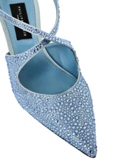 PHILIPP PLEIN Czółenka 24321 Błękitny