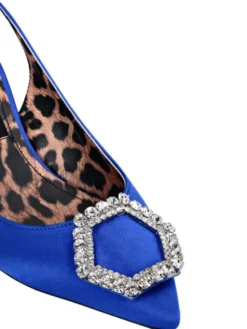PHILIPP PLEIN Czółenka 6243 Błękitny