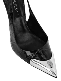 PHILIPP PLEIN Czółenka 11503 Czarny