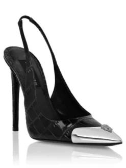 PHILIPP PLEIN Czółenka 11503 Czarny
