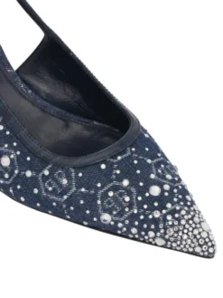 PHILIPP PLEIN Czółenka 29768 Niebieski jasny