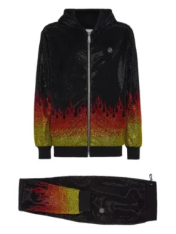 PHILIPP PLEIN Dres 20703 Czarny Regular Fit