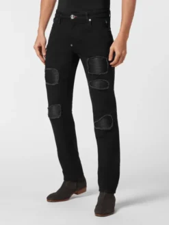 PHILIPP PLEIN Jeansy 9233 Czarny Skinny Fit